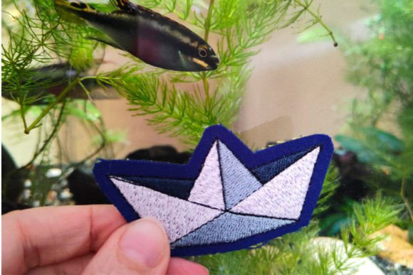 A Design Review: The Paper Boat Embroidery File