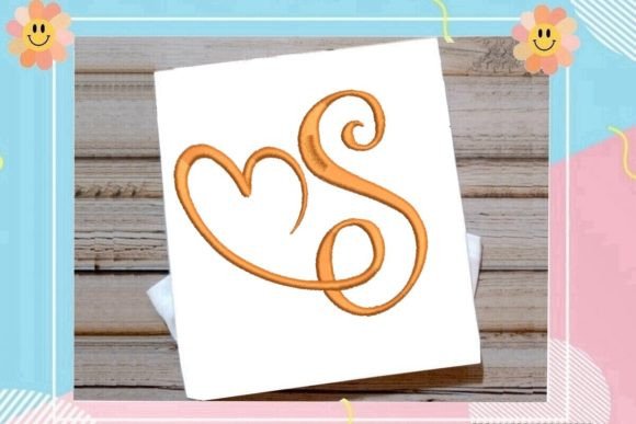 A Designer's Review of the Beautiful Monogram S Letter Heart