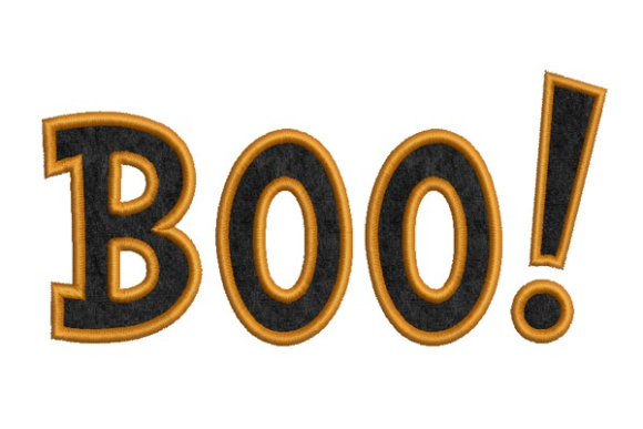 Boo: A Charming Embroidery Design for Personalized Gifts