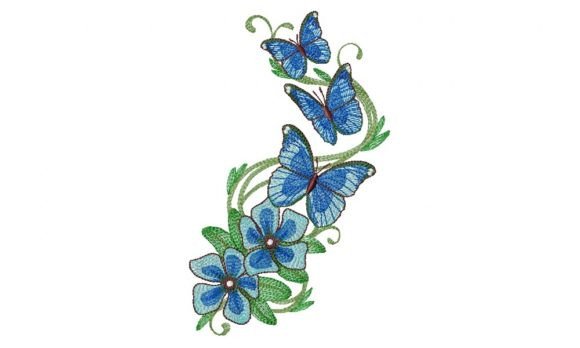 Butterflies: A Charming Embroidery Design
