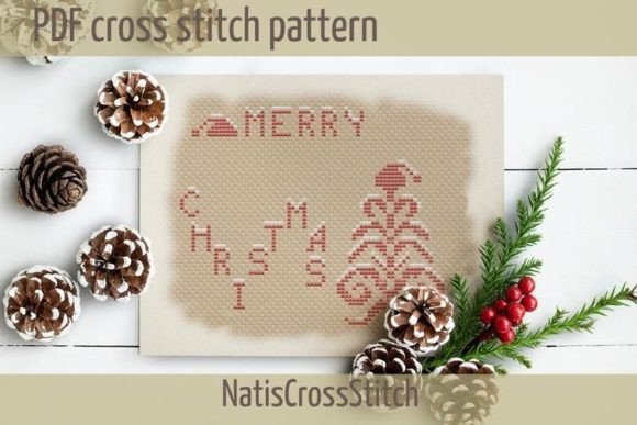 Charming Small Christmas Cross Stitch Pattern