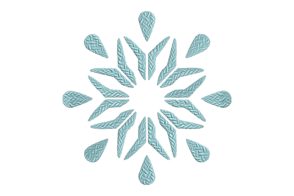 Charming Snowflake Embroidery for Winter Crafts