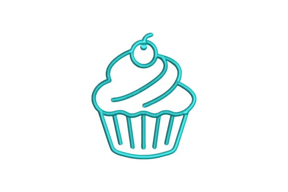 Cupcake Embroidery Design: A Holiday Gift and Decor Essential