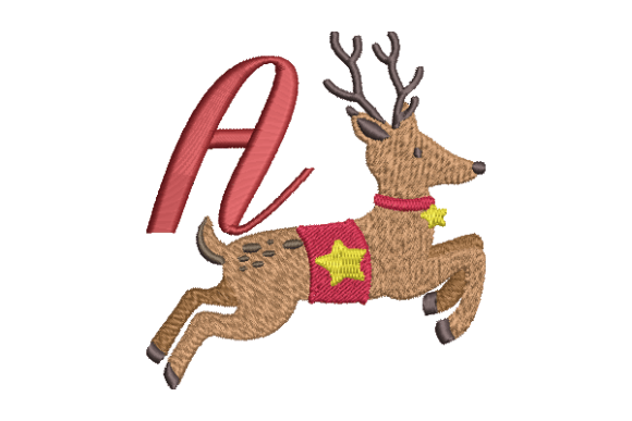 Reindeer Embroidery Design: A Festive & Personalized Holiday Asset