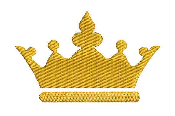 Royally Elegant: King's Golden Crown Embroidery