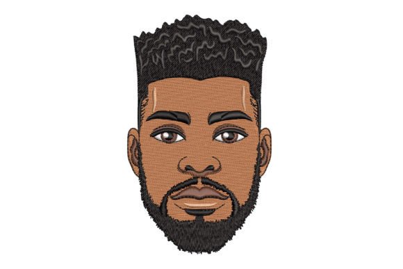 Stylish African Man Embroidery for Business